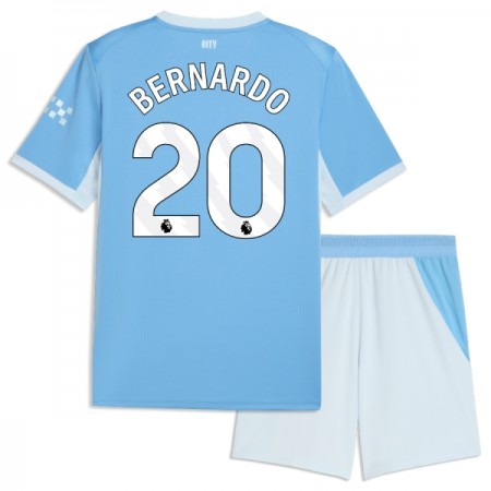 Koszulka Manchester City Bernardo 20 Dziecięcy Domowe 2026-27 Koszulki Piłkarskie Krótki Rękaw