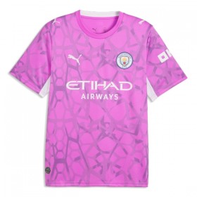Koszulka Manchester City Bramkarska Wyjazdowe 2026-27 Różowy Koszulki Piłkarskie Krótki Rękaw