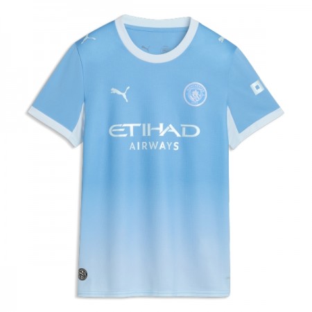 Koszulka Manchester City Damska Domowe 2026-27 Koszulki Piłkarskie Krótki Rękaw