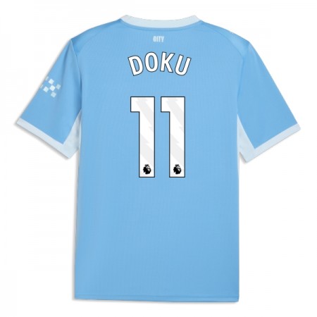Koszulka Manchester City Doku 11 Domowe 2026-27 Koszulki Piłkarskie Krótki Rękaw