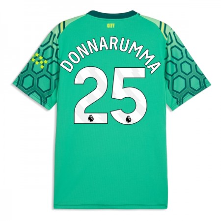 Koszulka Manchester City Donnarumma 25 Bramkarska Domowe 2026-27 Zielony Koszulki Piłkarskie Krótki Rękaw