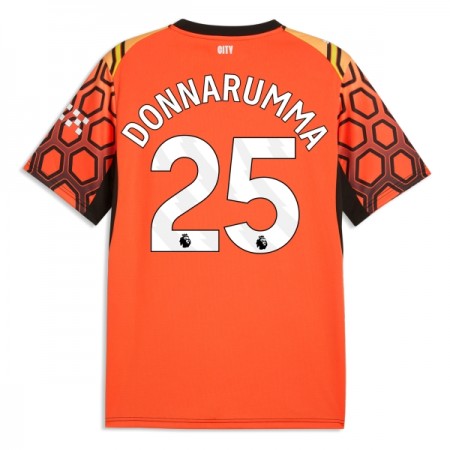 Koszulka Manchester City Donnarumma 25 Bramkarska Trzeci 2026-27 Pomarańczowy Koszulki Piłkarskie Krótki Rękaw