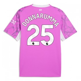 Koszulka Manchester City Donnarumma 25 Bramkarska Wyjazdowe 2026-27 Różowy Koszulki Piłkarskie Krótki Rękaw