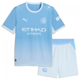 Koszulka Manchester City Dziecięcy Domowe 2026-27 Koszulki Piłkarskie Krótki Rękaw