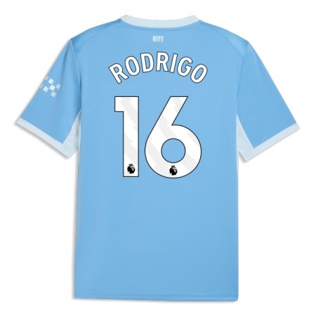 Koszulka Manchester City Rodrigo 16 Domowe 2026-27 Koszulki Piłkarskie Krótki Rękaw
