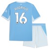 Koszulka Manchester City Rodrigo 16 Dziecięcy Domowe 2026-27 Koszulki Piłkarskie Krótki Rękaw