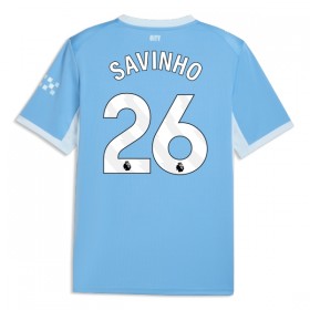Koszulka Manchester City Savinho 26 Domowe 2026-27 Koszulki Piłkarskie Krótki Rękaw