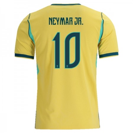 Koszulka Brazylia Neymar JR 10 Domowe MŚ 2026 Koszulki Piłkarskie Krótki Rękaw