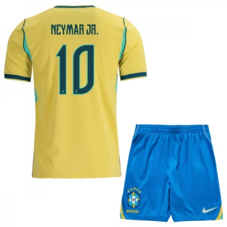 Koszulka Brazylia Neymar JR 10 Dziecięcy Domowe MŚ 2026 Koszulki Piłkarskie Krótki Rękaw Koszulka Brazylia Neymar JR 10 Dziecięcy Domowe MŚ 2026 Koszulki Piłkarskie Krótki Rękaw
