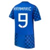 Koszulka Chorwacja Kramaric 9 Wyjazdowe MŚ 2026 Koszulki Piłkarskie Krótki Rękaw