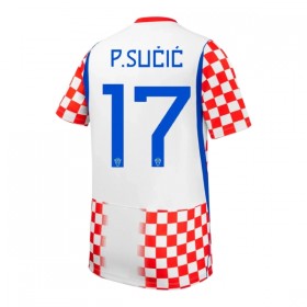 Koszulka Chorwacja P. Sucic 17 Domowe MŚ 2026 Koszulki Piłkarskie Krótki Rękaw