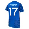 Koszulka Chorwacja P. Sucic 17 Wyjazdowe MŚ 2026 Koszulki Piłkarskie Krótki Rękaw