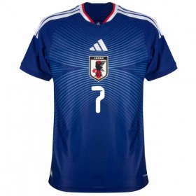 Koszulka Japonia Mitoma 7 Domowe MŚ 2026 Koszulki Piłkarskie Krótki Rękaw