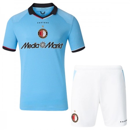 Koszulka Feyenoord Rotterdam Dziecięcy Wyjazdowe 2026-27 Koszulki Piłkarskie Krótki Rękaw
