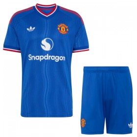Koszulka Manchester United Dziecięcy Wyjazdowe 2026-27 Koszulki Piłkarskie Krótki Rękaw