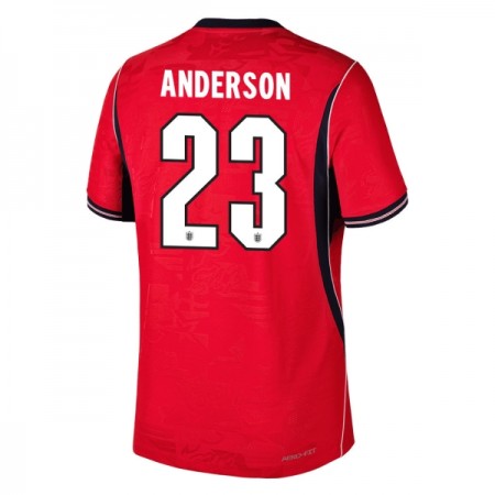 Koszulka Anglia Elliot Anderson 23 Wyjazdowe MŚ 2026 Koszulki Piłkarskie Krótki Rękaw Koszulka Anglia Elliot Anderson 23 Wyjazdowe MŚ 2026 Koszulki Piłkarskie Krótki Rękaw