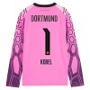 Koszulka Borussia Dortmund Kobel 1 Bramkarska Wyjazdowe 2026-27 Różowy Koszulki Piłkarskie Długi Rękaw Koszulka Borussia Dortmund Kobel 1 Bramkarska Wyjazdowe 2026-27 Różowy Koszulki Piłkarskie Długi Rękaw