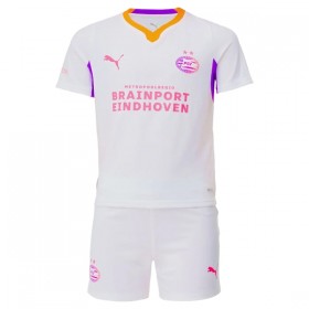 Koszulka PSV Eindhoven Dziecięcy Wyjazdowe 2026-27 Koszulki Piłkarskie Krótki Rękaw