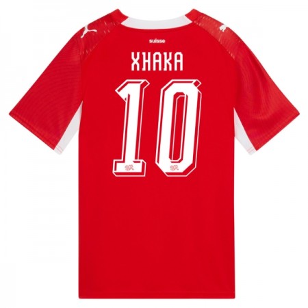 Koszulka Szwajcaria Granit Xhaka 10 Domowe MŚ 2026 Koszulki Piłkarskie Krótki Rękaw Koszulka Szwajcaria Granit Xhaka 10 Domowe MŚ 2026 Koszulki Piłkarskie Krótki Rękaw