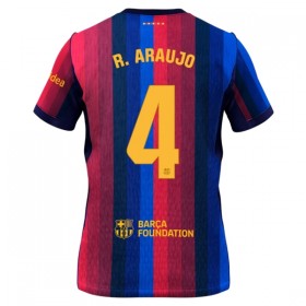 Koszulka FC Barcelona R. Araujo 4 Domowe 2026-27 Koszulki Piłkarskie Krótki Rękaw