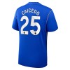 Koszulka Chelsea Caicedo 25 Dziecięcy Domowe 2026-27 Koszulki Piłkarskie Krótki Rękaw