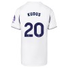 Koszulka Tottenham Hotspur Kudus 20 Domowe 2026-27 Koszulki Piłkarskie Krótki Rękaw Koszulka Tottenham Hotspur Kudus 20 Domowe 2026-27 Koszulki Piłkarskie Krótki Rękaw