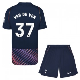 Koszulka Tottenham Hotspur Van De Ven 37 Dziecięcy Wyjazdowe 2026-27 Koszulki Piłkarskie Krótki Rękaw