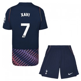 Koszulka Tottenham Hotspur Xavi 7 Dziecięcy Wyjazdowe 2026-27 Koszulki Piłkarskie Krótki Rękaw