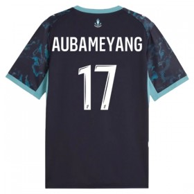 Koszulka Olympique Marsylia Aubameyang 17 Wyjazdowe 2026-27 Koszulki Piłkarskie Krótki Rękaw