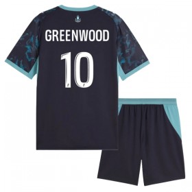 Koszulka Olympique Marsylia Greenwood 10 Dziecięcy Wyjazdowe 2026-27 Koszulki Piłkarskie Krótki Rękaw