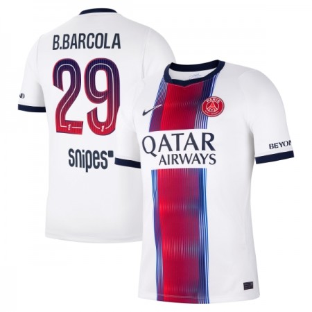Koszulka Paris Saint-Germain Bradley Barcola 29 Wyjazdowe 2026-27 Koszulki Piłkarskie Krótki Rękaw Koszulka Paris Saint-Germain Bradley Barcola 29 Wyjazdowe 2026-27 Koszulki Piłkarskie Krótki Rękaw