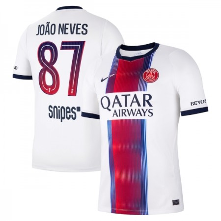 Koszulka Paris Saint-Germain Joao Neves 87 Wyjazdowe 2026-27 Koszulki Piłkarskie Krótki Rękaw Koszulka Paris Saint-Germain Joao Neves 87 Wyjazdowe 2026-27 Koszulki Piłkarskie Krótki Rękaw