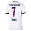 Koszulka Paris Saint-Germain Kvaratskhelia 7 Wyjazdowe 2026-27 Koszulki Piłkarskie Krótki Rękaw