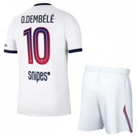 Koszulka Paris Saint-Germain O. Dembele 10 Dziecięcy Wyjazdowe 2026-27 Koszulki Piłkarskie Krótki Rękaw