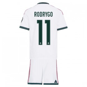 Koszulka Real Madryt Rodrygo 11 Dziecięcy Domowe 2026-27 Koszulki Piłkarskie Krótki Rękaw