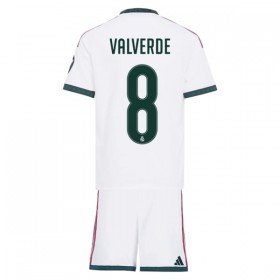 Koszulka Real Madryt Valverde 8 Dziecięcy Domowe 2026-27 Koszulki Piłkarskie Krótki Rękaw