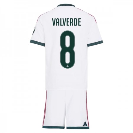 Koszulka Real Madryt Valverde 8 Dziecięcy Domowe 2026-27 Koszulki Piłkarskie Krótki Rękaw Koszulka Real Madryt Valverde 8 Dziecięcy Domowe 2026-27 Koszulki Piłkarskie Krótki Rękaw
