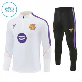 Barcelona Dziecięcy Treningowa 2026-27 Biały Kvarts-Dragkedja