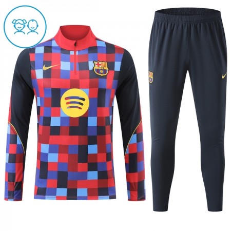 Barcelona Dziecięcy Treningowa 2026-27 Czerwony Kvarts-Dragkedja