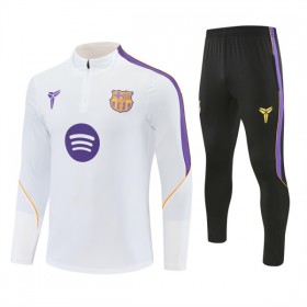 Barcelona Treningowa 2026-27 Biały Kvarts-Dragkedja