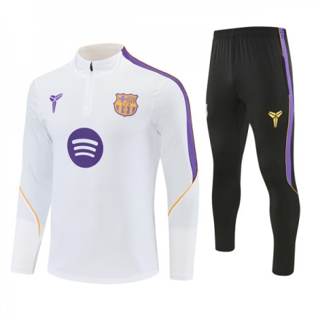 Barcelona Treningowa 2026-27 Biały Kvarts-Dragkedja