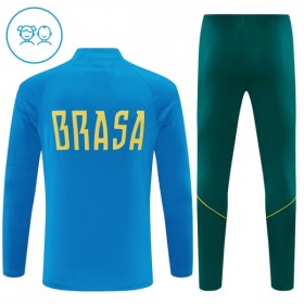 Brazylia Dziecięcy Treningowa 2026-27 Niebieski Kvarts-Dragkedja