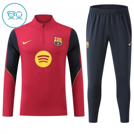 FC Barcelona Dziecięcy Treningowa 2026-27 Czerwony Kvarts-Dragkedja