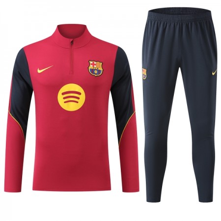 FC Barcelona Treningowa 2026-27 Czerwony Kvarts-Dragkedja