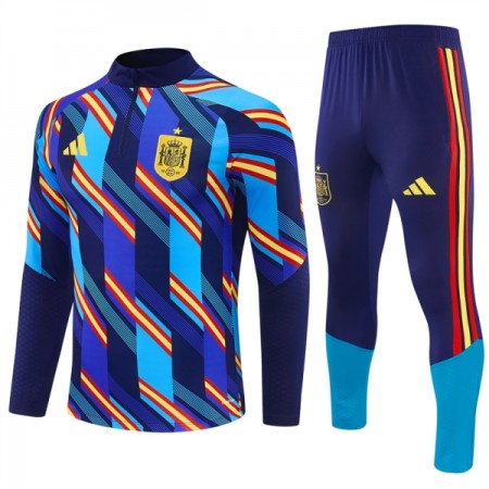 Hiszpania Treningowa 2026-27 Niebieski Kvarts-Dragkedja