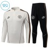Manchester City Dziecięcy Treningowa 2026-27 Szary Kvarts-Dragkedja Manchester City Dziecięcy Treningowa 2026-27 Szary Kvarts-Dragkedja
