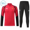 Manchester United Dziecięcy Treningowa 2026-27 Czerwony Kvarts-Dragkedja Manchester United Dziecięcy Treningowa 2026-27 Czerwony Kvarts-Dragkedja