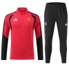 Manchester United Treningowa 2026-27 Czerwony Kvarts-Dragkedja