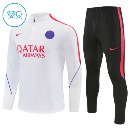 Paris Saint-Germain Dziecięcy Treningowa 2026-27 Biały Kvarts-Dragkedja