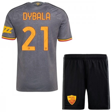 Koszulka AS Roma Dybala 21 Dziecięcy Trzeci 2026-27 Koszulki Piłkarskie Krótki Rękaw Koszulka AS Roma Dybala 21 Dziecięcy Trzeci 2026-27 Koszulki Piłkarskie Krótki Rękaw
